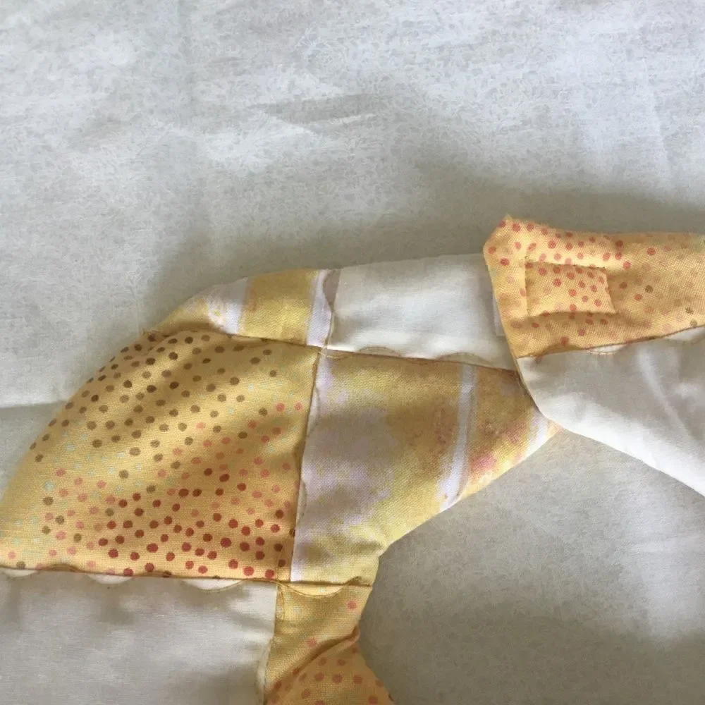 3/$25 or $12 ea. NWT Handmade Quilted Reversible Baby Bib.